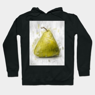 Trapezoid Triangle Pear Painted in a Contemporary Style Hoodie